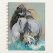 Wit Paard Andalusisch Paard - Kalender, Planner (Voorkant)