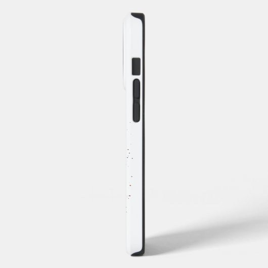  wit paard bloemen gepersonaliseerd Case-Mate iPhone case (Achterkant / Links)