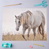 wit paard tissuepapier (Craft)