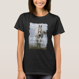 Wit Paard Uit de Hemel Christelijk Geloof T-shirt