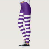 Wit & Paarse Leggings (Links)