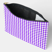 Wit Paarse Stippen Groot Etui (Open)