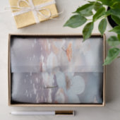 Wit Perzik Bloem Vloeipapier Tissuepapier (Geschenk)