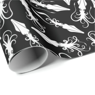 wit pijlinktjespatroon cadeaupapier