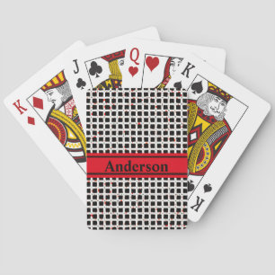  wit rood patroon pokerkaarten