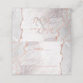 Wit & Roos Gold Agaat Zittafel Nummer (Buitenkant ongevouwen)