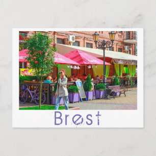 Wit-Rusland Беларусь Brest Брэст Брест Architectuu Briefkaart