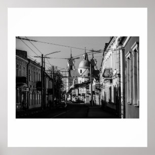 Wit-Rusland Беларусь Grodno Гродно Architectuur Po Poster