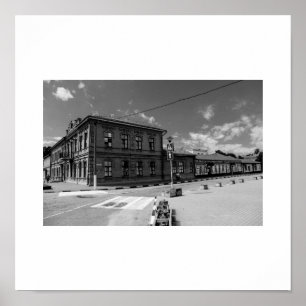 Wit-Rusland Беларусь Lepel Лепель Architectuur Poster