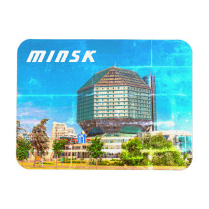 Wit-Rusland Беларусь Minsk Минск Bibliotheek Archi Magneet