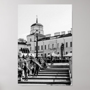 Wit-Rusland Беларусь Minsk Мінск Минск Architectuu Poster