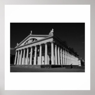 Wit-Rusland Беларусь Minsk Мінск Architectuur Post Poster