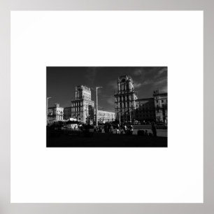 Wit-Rusland Беларусь Minsk Мінск Architectuur Post Poster