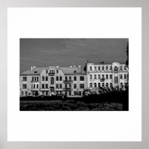 Wit-Rusland Беларусь Minsk Мінск Architectuur Post Poster