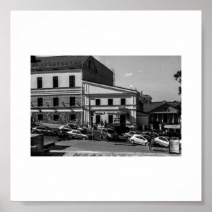 Wit-Rusland Беларусь Minsk Мінск Architectuur Post Poster