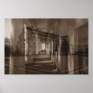 Wit-Rusland Беларусь Novroedok Pinsk Architectuur Poster