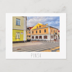 Wit-Rusland Беларусь Pinsk Пінск Пинск Ansichtkaar Briefkaart