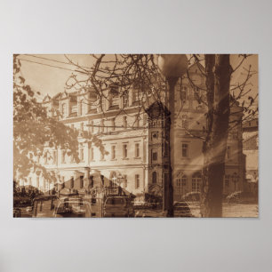 Wit-Rusland Б а р с Grodno Architeclage Poster