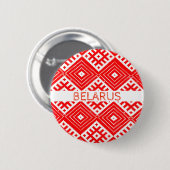 Wit-Rusland Б а р у Button Folk Pattern Pin (Voorkant /achterkant)