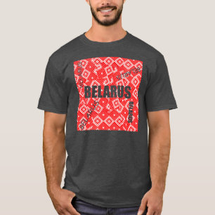Wit-Rusland Б а р у Nationale Folk Pattern T-Shirt
