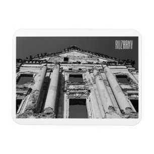 Wit-Rusland Б л р с Ruzhany Palace Ruins Architect Magneet