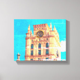 Wit-Rusland Б л р у Minsk Architectuur Lichaamslev Canvas Afdruk