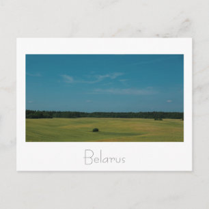 Wit-Rusland Б л р у Natuur Briefkaart landschapsla