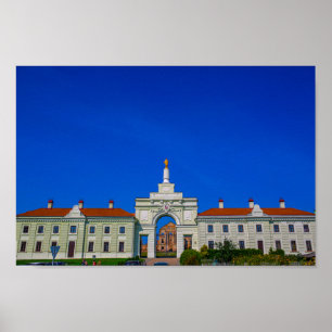 Wit-Rusland Б л р у Ruzhany Palace Architecture Poster