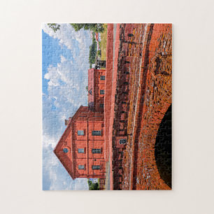 Wit-Rusland Б сеofа,architectuurPuzzle Legpuzzel