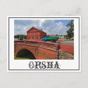 Wit-Rusland Б сеOrshaу,лArchitectuurр Briefkaart