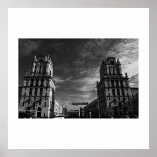 Wit-Rusland Б с Minsk ауArchitectuur Poster