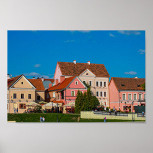 Wit-Rusland Б с Minsk ауArchitectuur Poster