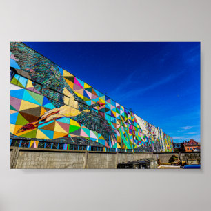 Wit-Rusland Б с Minsk ауArchitectuur Poster