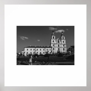 Wit-Rusland Б с Minsk ауArchitectuur Poster