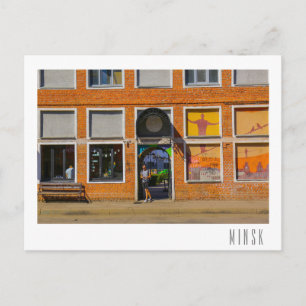 Wit-Rusland Б с Minsk а,у Architectuur Graffiti Briefkaart