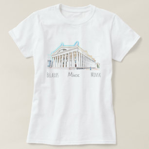 Wit-Rusland Б с Minsk р Bot boven лBot T-shirt