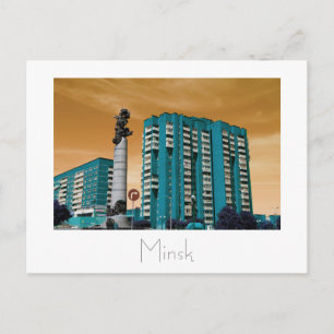 Wit-Rusland Б с Minsk onder рHet geeft blijk van e Briefkaart