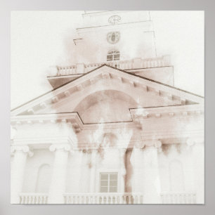 Wit-Rusland Б сbootvluchtelingenаDe architectuur v Poster