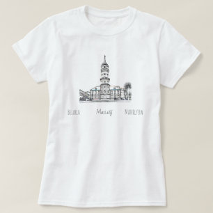 Wit-Rusland Б сMhilyle, boor, boor, boor, р Bot, е T-shirt