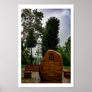 Wit-Rusland Б  сonderлр BrugArchitectuur Poster