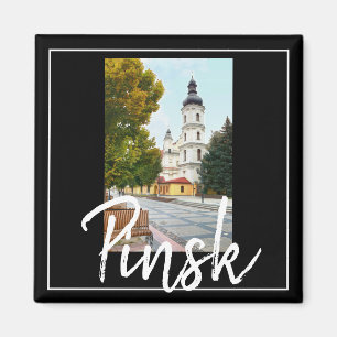 Wit-Rusland Architectuur Pinsk Stadsgezicht Magnee Magneet