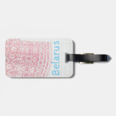 Wit-Rusland Bagagelabel van de Brest-architectuur (Achterkant horizontaal)