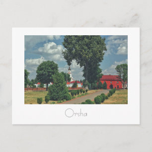 Wit-Rusland Belarus Orsha Vorsha Oorlogskaart Briefkaart