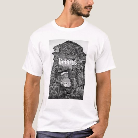 Wit-Rusland: Biahoml Architectuur T-Shirt Top (Voorkant)