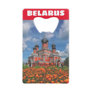 Wit-Rusland Borisov Baryzaag Architectuur Bottle O Kredietkaart Flessenopener