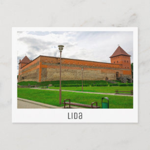 Wit-Rusland Cityscape City Castle Architecture Briefkaart