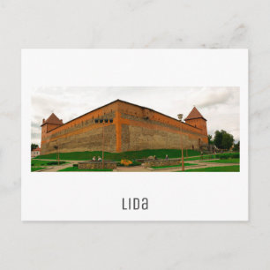 Wit-Rusland Cityscape City Castle Architecture Briefkaart