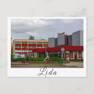 Wit-Rusland Cityscape City Street Architecture Briefkaart