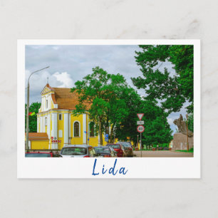 Wit-Rusland Cityscape City Street Architecture Briefkaart