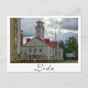 Wit-Rusland Cityscape City Street Architecture Briefkaart